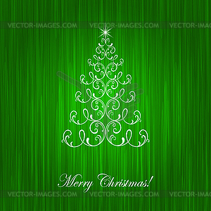 Elegant christmas card - vector clipart