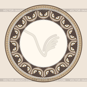 Frames with ornaments - vector image