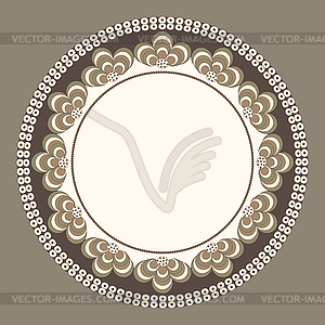 Ram6 frames with ornaments - vector clipart