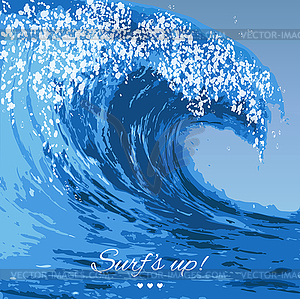 Ocean wave - vector image
