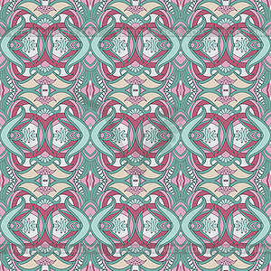 Seamless ethnic pattern - vector clip art