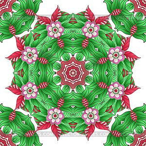 Seamless floral pattern - vector image