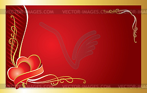 Template greeting card  - vector clipart