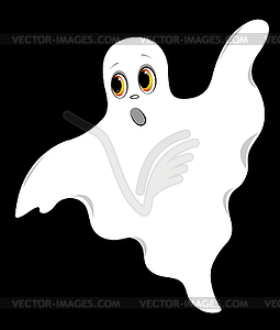 Flying ghost - vector image