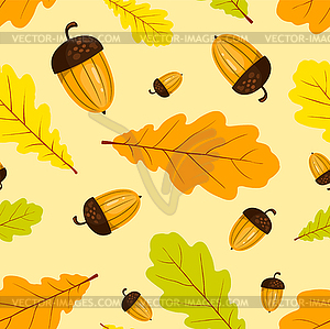 Autumn seamless pattern  - vector clipart