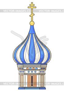 Russian church - vector clipart