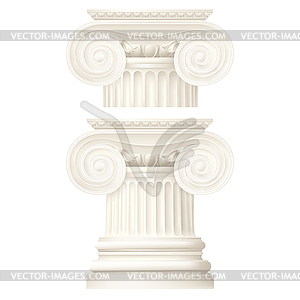 Ionic column - vector clipart