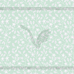 Background with floral pattern - royalty-free vector clipart