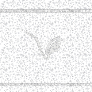 Seamless pattern with flowers - vector clip art