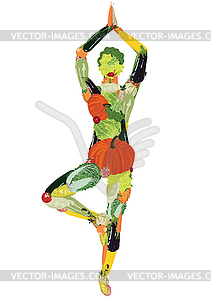 Healthy lifestyle - vector clip art