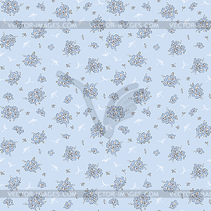 Floral pattern in vintage style - vector image