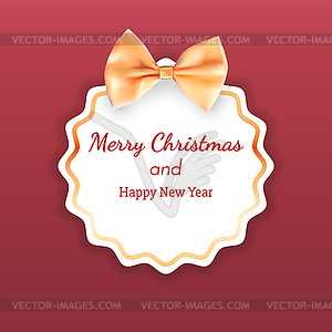 Christmas card - vector image