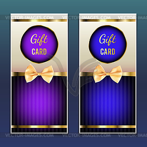 Gift Cards - vector clipart