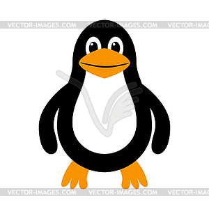 Penguin cartoon - vector image