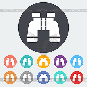 Binoculars icon - vector clipart