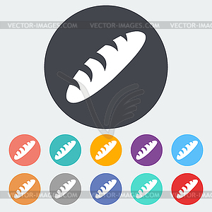 Bread icon - vector clipart