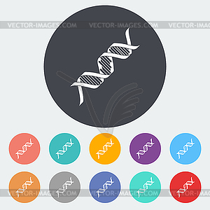 DNA icon - vector clipart