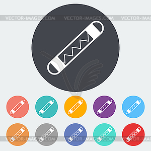 Automotive fuse single icon - vector clipart