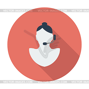 Call girl - vector clipart