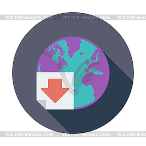 Download single flat icon - vector clipart