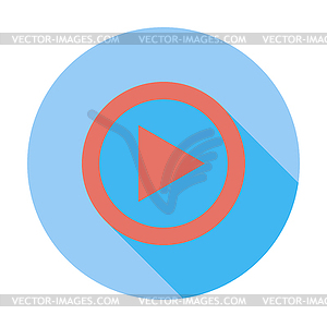 Play icon - vector clipart