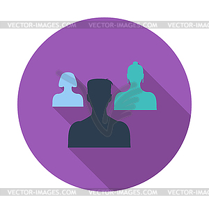 Add to friends - vector image