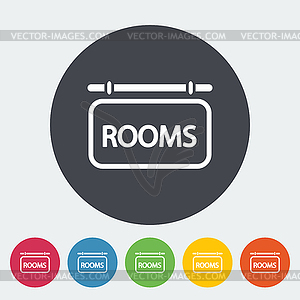 Hotel Icon - векторный графический клипарт