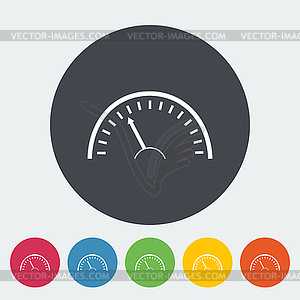 Speedometer icon - vector clipart