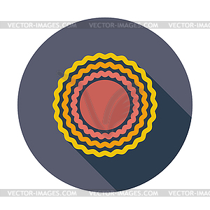 Sun icon - vector image