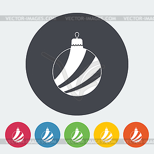 Christmas ball - vector image