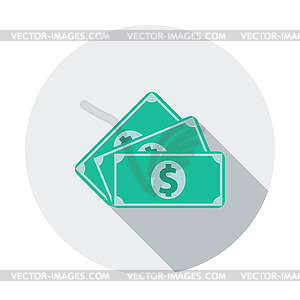 Dollar sing - stock vector clipart