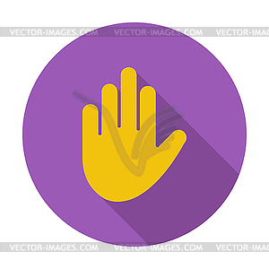 Hand icon - vector image