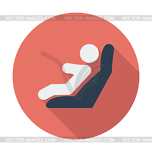 Lower anchors and tethers for children - vector image