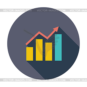 График плоские один значок - векторный клипарт / векторное изображение