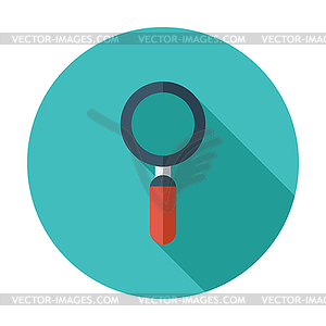 Search single flat icon - vector clipart