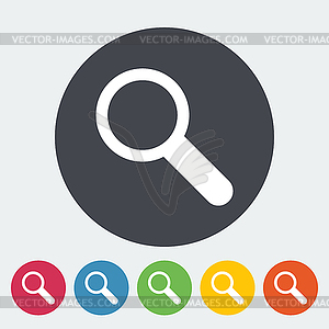 Search single icon - vector image