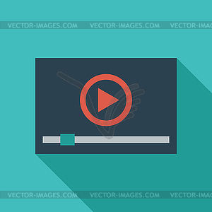 Video icon - royalty-free vector image