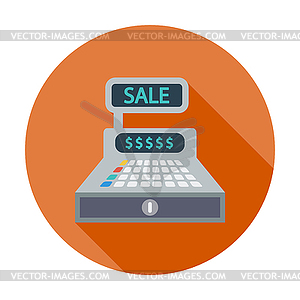 Cash register - vector image