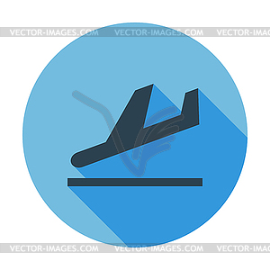 Departure - color vector clipart