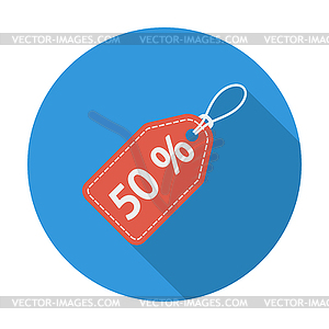 Label icon - vector clipart