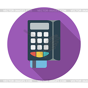 POS terminal - vector clip art