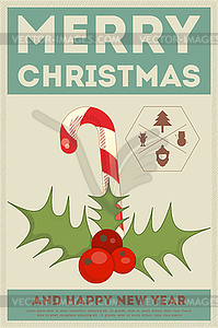 Christmas mistletoe - vector clip art