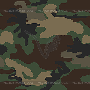 Camouflage seamless pattern - vector image