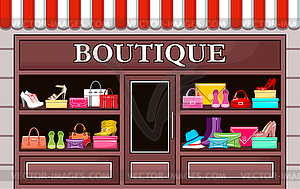 Fashion boutique - vector clipart