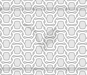 Abstract seamless geometric pattern - entwined - vector image
