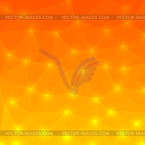 Orange background polygon style.  - royalty-free vector clipart