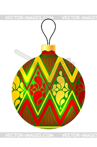 Christmas ball - vector image