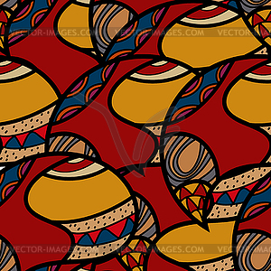 African ethnic Seamless colorful pattern.  - vector clipart