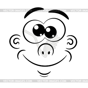 Cartoon happy love.  - vector clipart