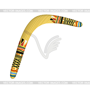 Boomerang . Tribal style. ill - vector image